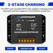 Atem Power 20A MPPT Solar Charge Controller Solar Panel Battery Regulator by salelink.co.nz