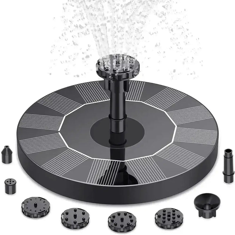 Solar Fountain Floating Pump – 13/16/18cm by Habicare