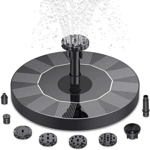 Solar Fountain Floating Pump – 13/16/18cm by Habicare