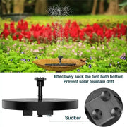Solar Fountain Floating Pump – 13/16/18cm by Habicare