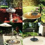 Solar Fountain Floating Pump – 13/16/18cm by Habicare