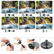 Solar Fountain Floating Pump – 13/16/18cm by Habicare