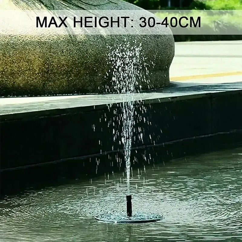 Solar Fountain Floating Pump – 13/16/18cm by Habicare