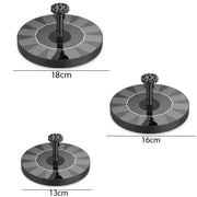 Solar Fountain Floating Pump – 13/16/18cm by Habicare