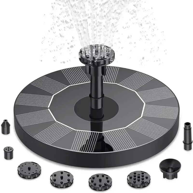 Solar Fountain Floating Pump – 13/16/18cm by Habicare