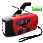 Solar Hand Crank Emergency Radio & Power Bank by Habicare