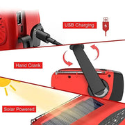 Solar Hand Crank Emergency Radio & Power Bank by Habicare