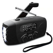 Solar Hand Crank Emergency Radio & Power Bank by Habicare