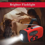 Solar Hand Crank Emergency Radio & Power Bank by Habicare
