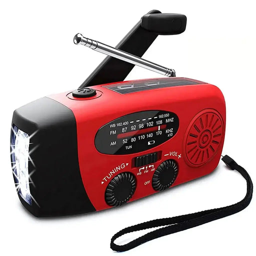 Solar Hand Crank Emergency Radio & Power Bank by Habicare