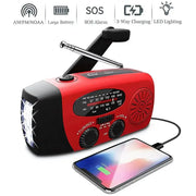 Solar Hand Crank Emergency Radio & Power Bank by Habicare