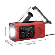 Solar Powered Hand Crank Survival Radio by Habicare