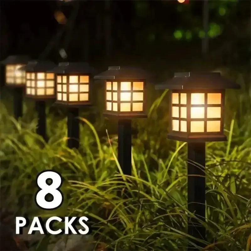 Solar LED Pathway Lights (2/4/6/8Pcs) by Habicare