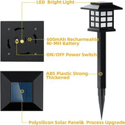Solar LED Pathway Lights (2/4/6/8Pcs) by Habicare