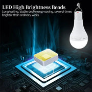 Solar USB Rechargeable Hanging Emergency Waterproof Camping Light by Habicare