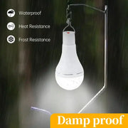 Solar USB Rechargeable Hanging Emergency Waterproof Camping Light by Habicare