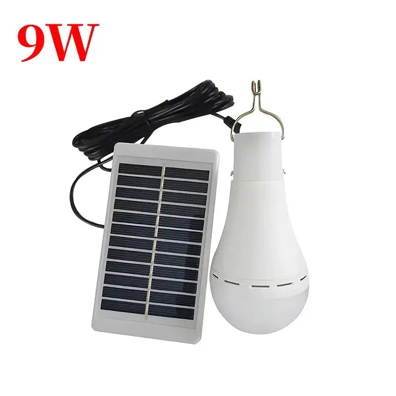 Solar USB Rechargeable Hanging Emergency Waterproof Camping Light by Habicare