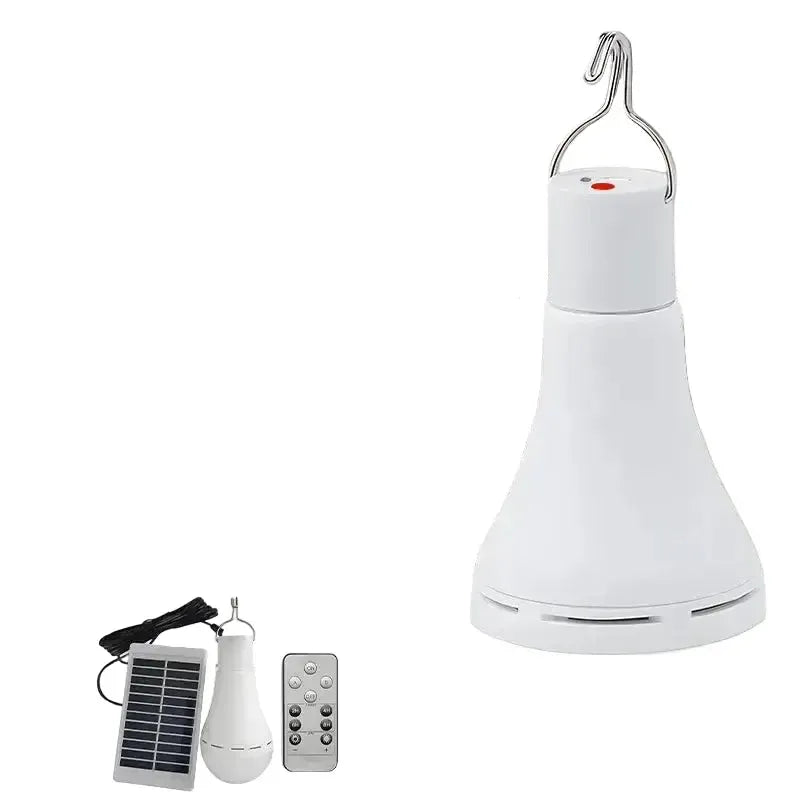 Solar USB Rechargeable Hanging Emergency Waterproof Camping Light by Habicare