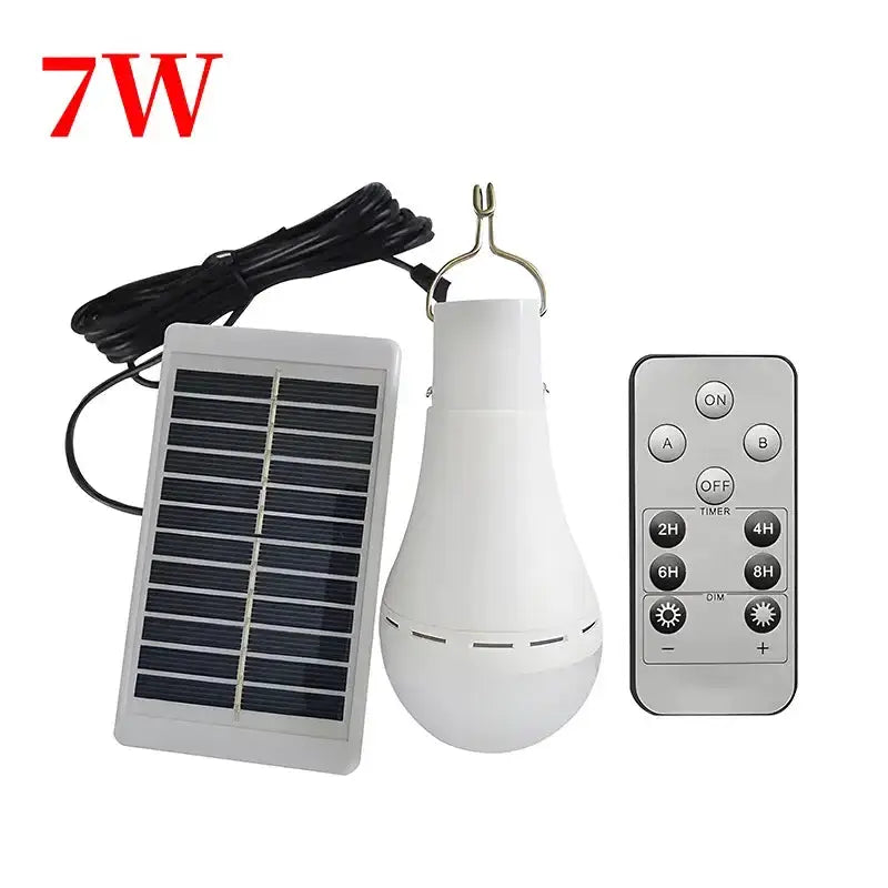 Solar USB Rechargeable Hanging Emergency Waterproof Camping Light by Habicare