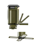 Foldable Solar Camping Light 2000mAh with Power Bank & Digital Display by Habicare