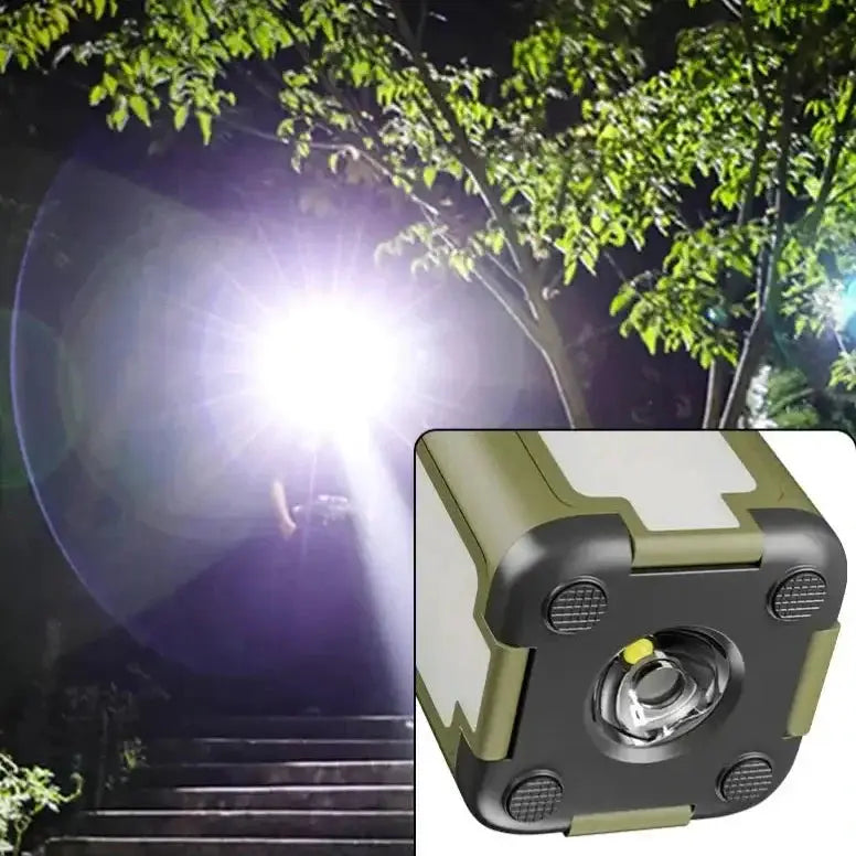 Foldable Solar Camping Light 2000mAh with Power Bank & Digital Display by Habicare