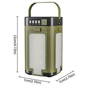 Foldable Solar Camping Light 2000mAh with Power Bank & Digital Display by Habicare