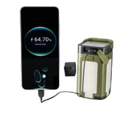 Foldable Solar Camping Light 2000mAh with Power Bank & Digital Display by Habicare