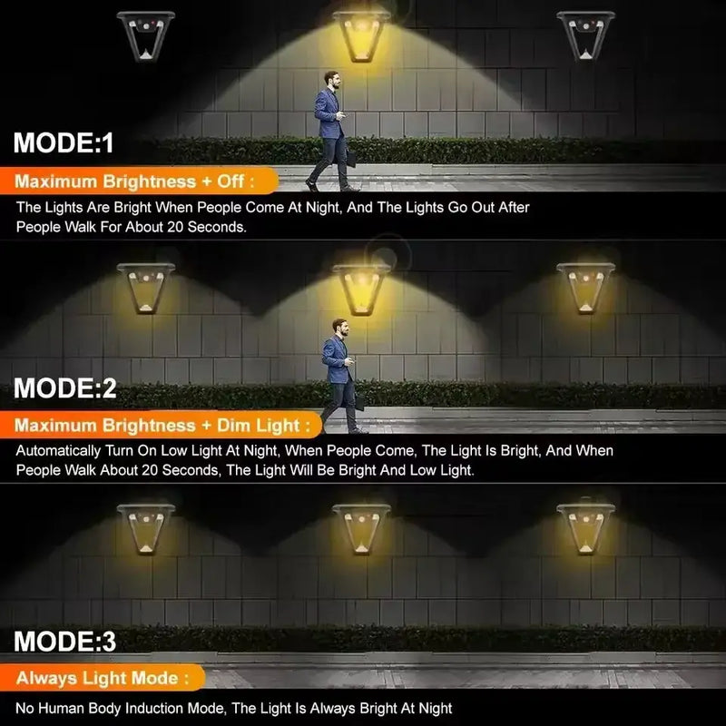 Solar Pathway Lights with Motion Sensor by Habicare