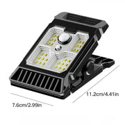 Habicare Solar Powered Outdoor Clip On Lamp With Motion Sensor For Gardens Solar Powered Outdoor Clip On Lamp With Motion Sensor