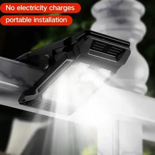 Habicare Solar Powered Outdoor Clip On Lamp With Motion Sensor For Gardens Solar Powered Outdoor Clip On Lamp With Motion Sensor