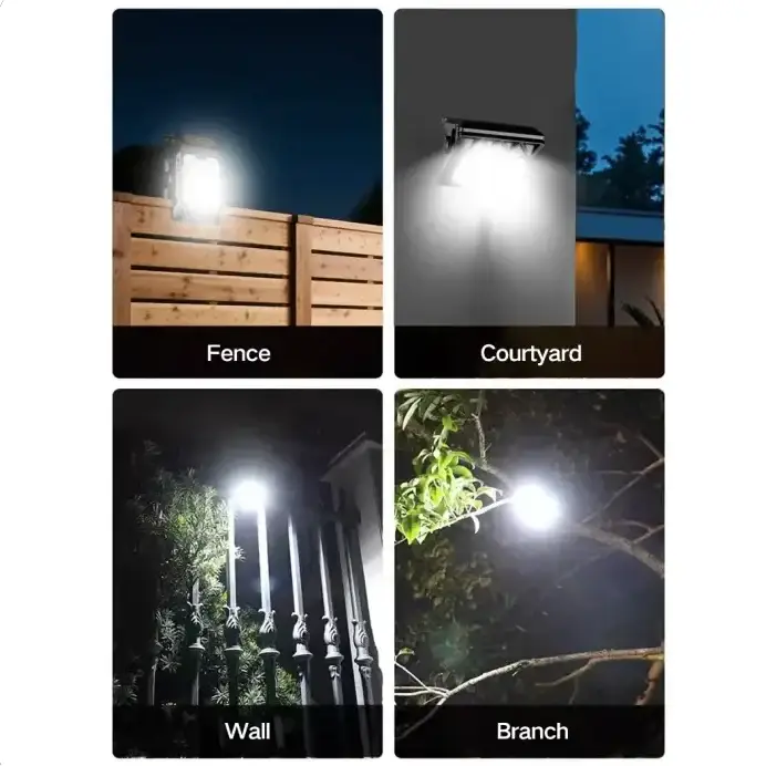 Habicare Solar Powered Outdoor Clip On Lamp With Motion Sensor For Gardens Solar Powered Outdoor Clip On Lamp With Motion Sensor