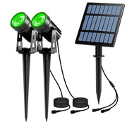 Habicare IP65 Solar LED Spotlight Kit for Outdoor Garden and Landscape Lighting IP65 Solar LED Spotlight Kit for Outdoor Lighting