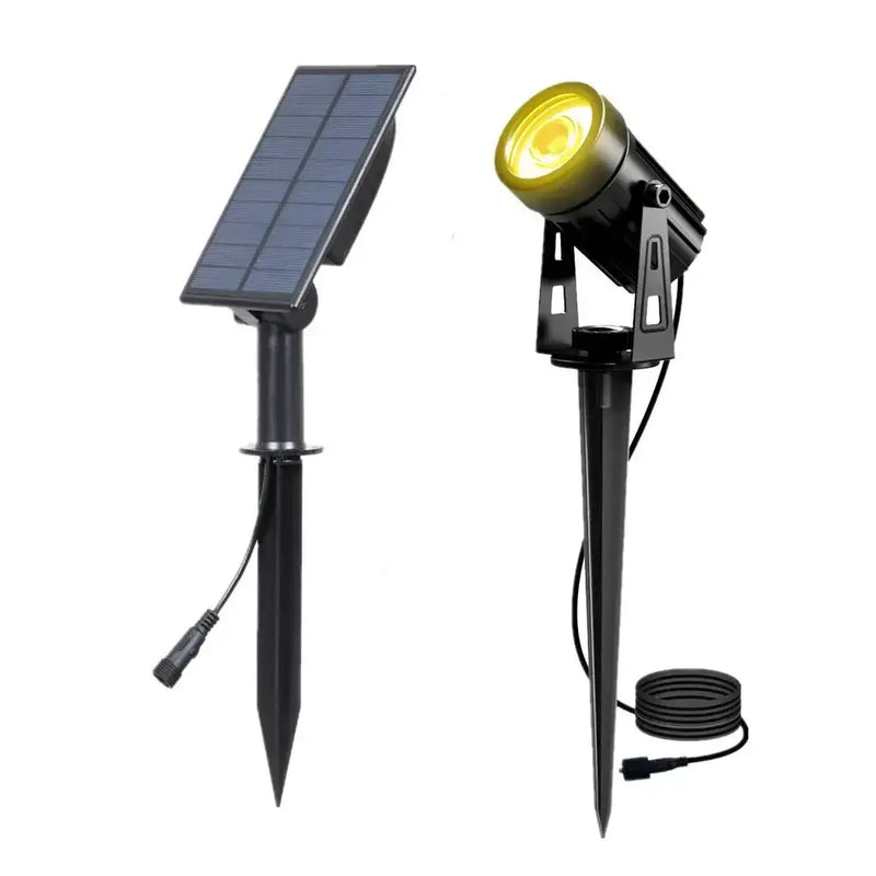 Habicare IP65 Solar LED Spotlight Kit for Outdoor Garden and Landscape Lighting IP65 Solar LED Spotlight Kit for Outdoor Lighting