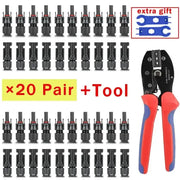 Solar PV Panel Crimping Tool Kit (AWG 14–10, 2.5/4/6mm²) by Habicare