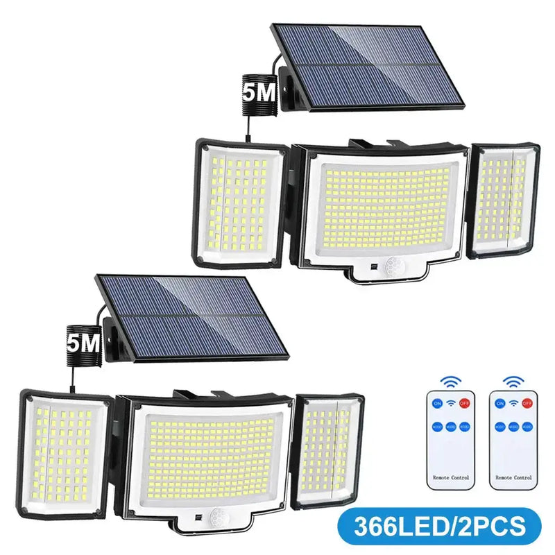 Solar Security Light – Motion Sensor (Waterproof) by Habicare