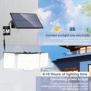 Solar Security Light – Motion Sensor (Waterproof) by Habicare