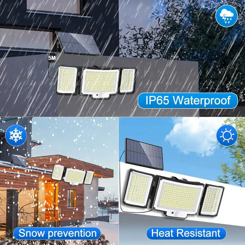 Solar Security Light – Motion Sensor (Waterproof) by Habicare