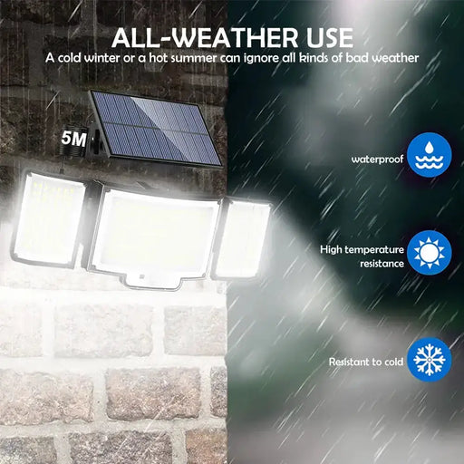 Solar Security Light – Motion Sensor (Waterproof) by Habicare