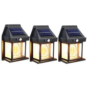 Solar Waterproof Outdoor LED Wall Light with Motion Sensor by Habicare