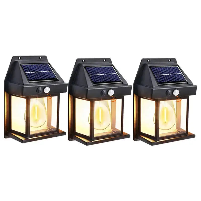 Solar Waterproof Outdoor LED Wall Light with Motion Sensor by Habicare