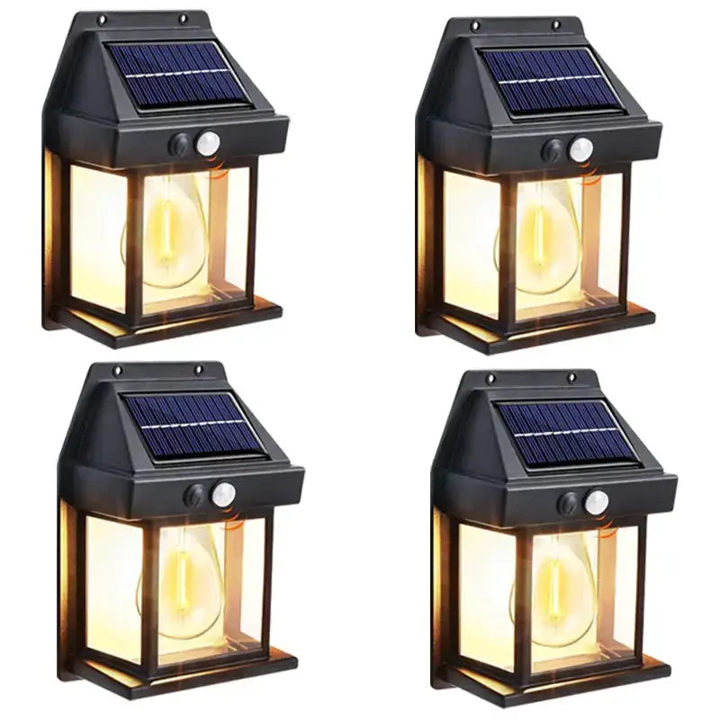 Solar Waterproof Outdoor LED Wall Light with Motion Sensor by Habicare