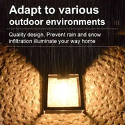 Solar Waterproof Outdoor LED Wall Light with Motion Sensor by Habicare