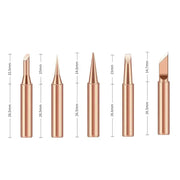Soldering Iron Copper Tip Set - 900M (5pcs) by Habicare