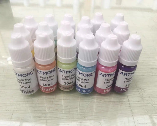 Liquid Epoxy Resin Dye - Solid Colour- 10ml each by Resin Art NZ