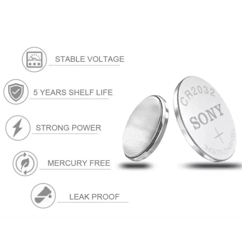 Sony CR2032 Watch Batteries (5 Pack) by That Watch Shop