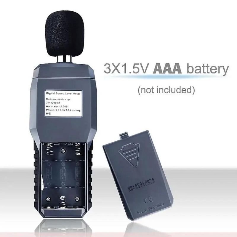Sound Level Noise Meter - Decibel Measurement 30-130dB by 9eight5