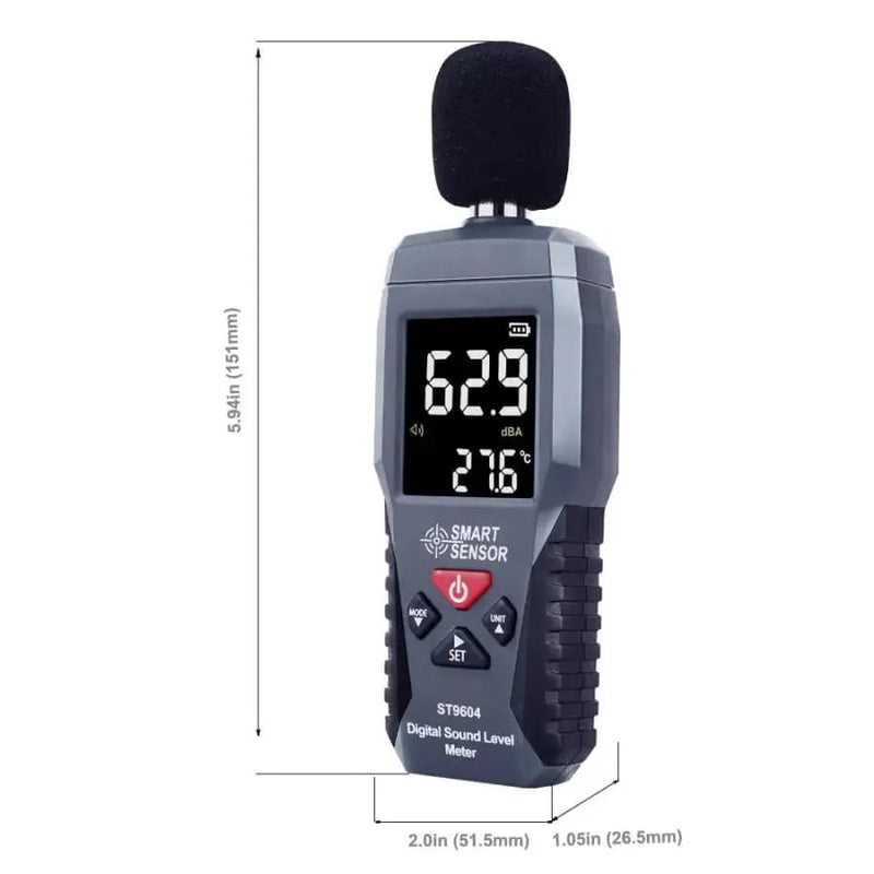 Sound Level Noise Meter - Decibel Measurement 30-130dB by 9eight5