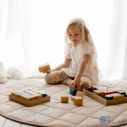 Wooden Sound Blocks - 15 Pcs - QToys | Montessori Toy NZ by Curious Moonbeam