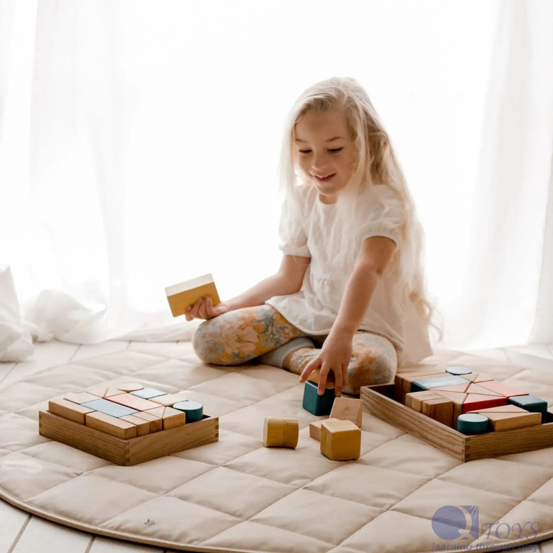 Wooden Sound Blocks - 15 Pcs - QToys | Montessori Toy NZ by Curious Moonbeam