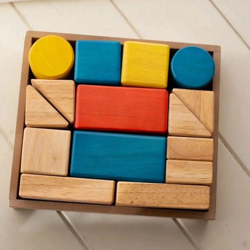 Wooden Sound Blocks - 15 Pcs - QToys | Montessori Toy NZ by Curious Moonbeam
